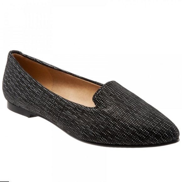 Trotters Size 7 Harlowe In Black Microdots, NEW - Picture 13 of 13